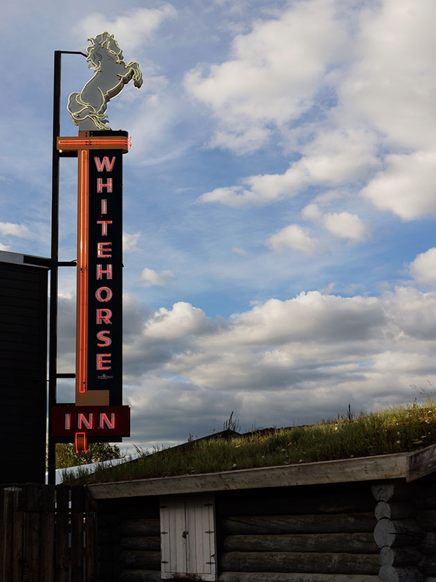 Whitehorse Inn Neon Sign