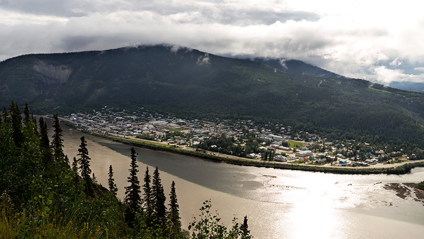 Dawson City from the Top of the World