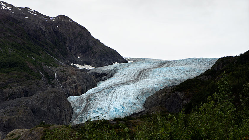 The Exit Glacier could be renamed the Gene Simmons Glacier for obvious reasons.