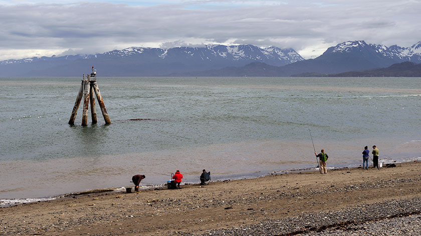 Fishing the Homer Spit