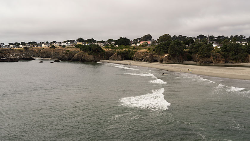 Mendocino From Across the Bay