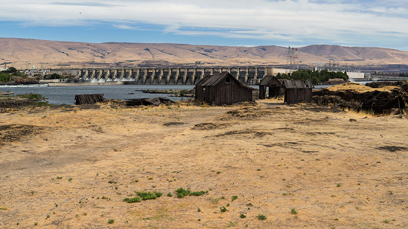 Hydro-Electrical Dam on the Columbia River.