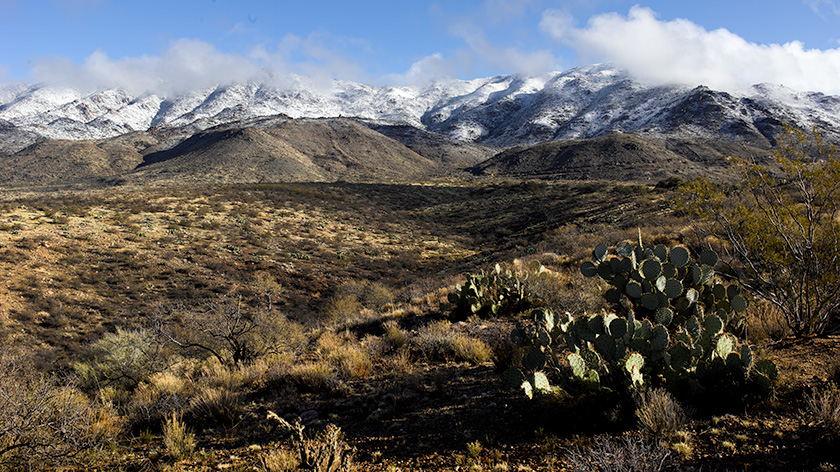 Snow on the Weaver Range