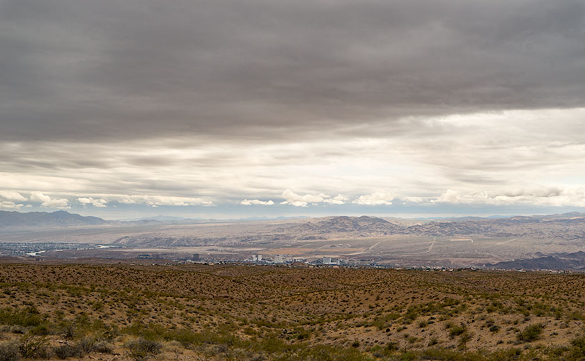 Colorado River Valley from the Black Mountains.