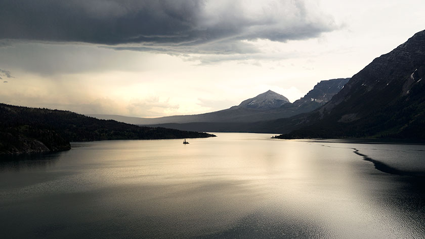 Storm on Lake St. Mary