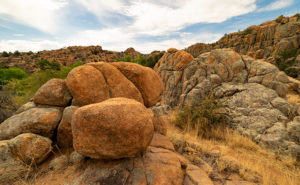 Orange Boulders