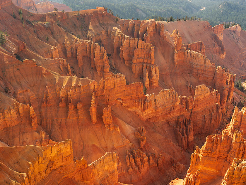 Fins, hoodoos, and arches.