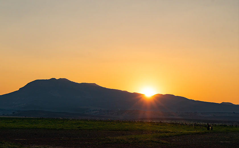 Sandy Mountain Sunset