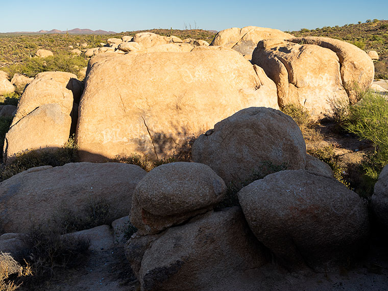 The Boulders-Another outcrop of granite deposit found throughout the state of Arizona.