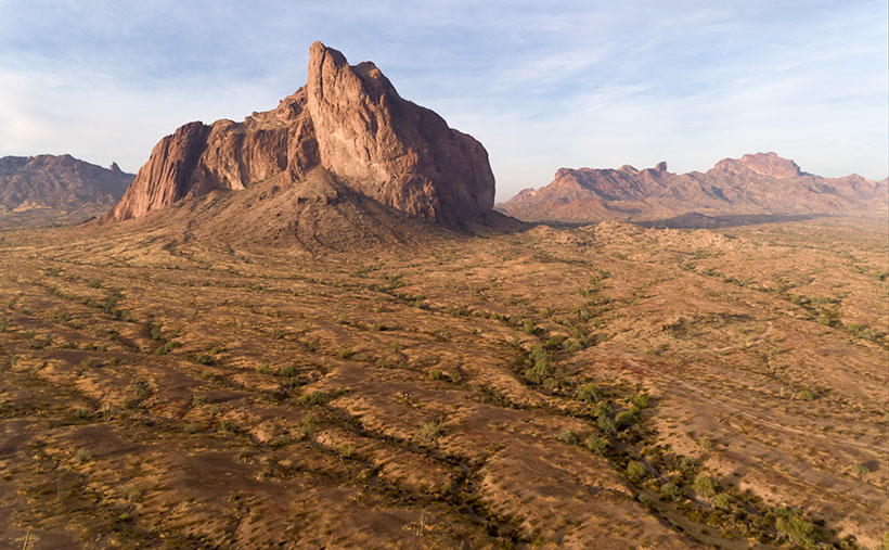 Courthouse Rock - Located in the north-east corner of the Eagletail Mountains Wilderness Area, Courthouse attracts rock climbers across the globe.