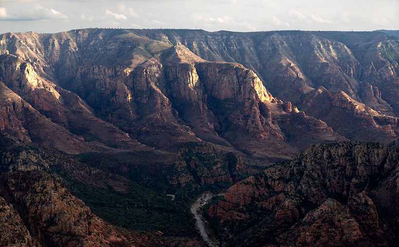 Sycamore Canyon - Oak Creek Canyon's twin sister was set aside in 1972 as a Wilderness Area so we can remember what nature looks like without people.