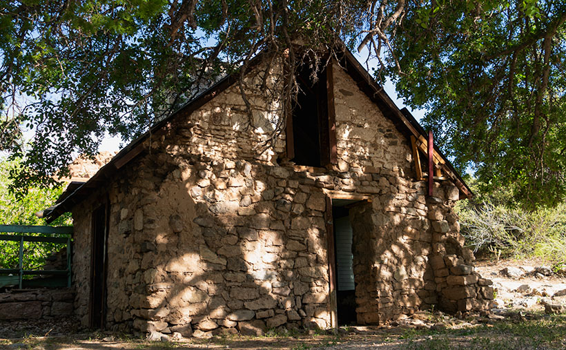 Richardson House - The remains of the home that John Richardson built on their Union Pass homestead.