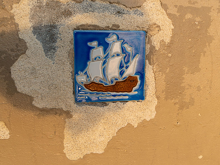 Galleon Tile - One of the more unusual tiles that I found in Avalon.