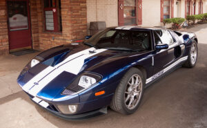 Ford GT40 - Evidently, not all residents at the Motel Downtowner are lowlifes. I found this car parked in the motel's portico, and is rare, even for Route 66.