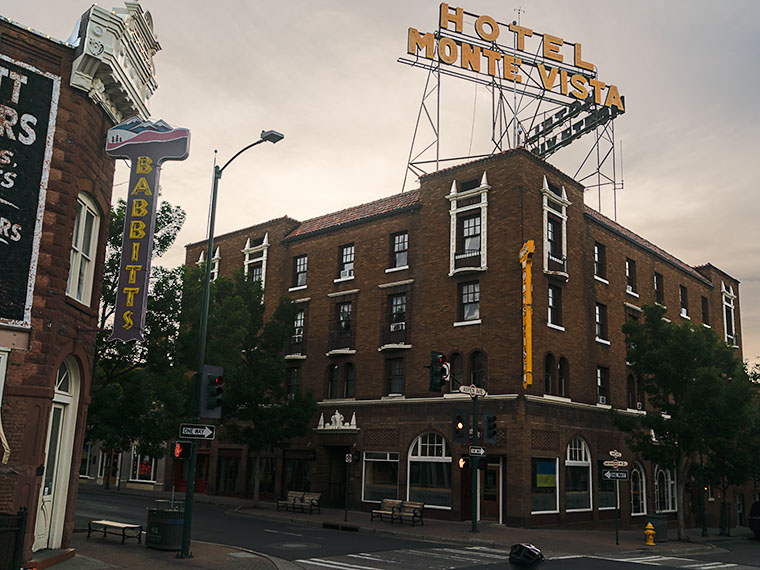 Hotel Monte Vista - Built in the 1920s as an upscale hotel by Flagstaff investors. It was named the Community Hotel until a private corporation purchased it in 1960.