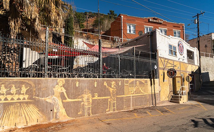 Bisbee as a Canvas - . The Old Bisbee Brewing Company mural, created by local artist Doug Quimby, is a prime example of how art and culture have taken center stage in this town.