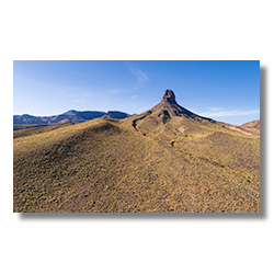Thimble Mountain is a landmark on old Route 66 near Rock Springs, Arizona.
