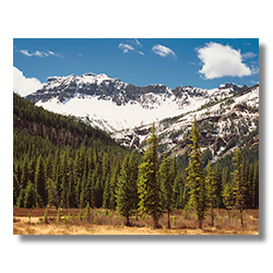 Abiathar Peak is located in the northeast corner of Yellowstone National Park.